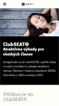 Mobile Screenshot of club-seat.sk